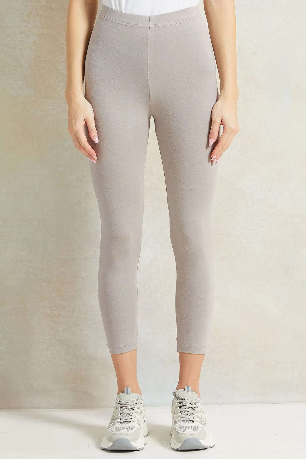 Women Grey Leggings Set (Pack Of 2) sold by Redtag product image thumbnail 2