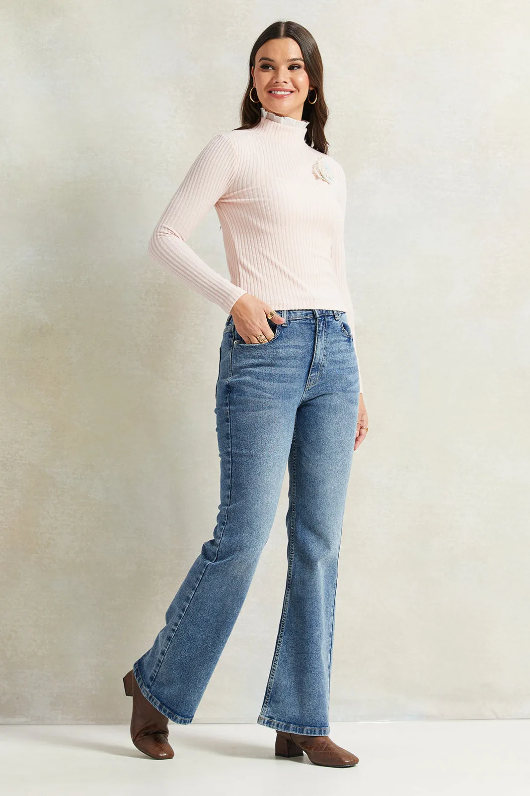 Women Pink Long Sleeved Top sold by Redtag product image thumbnail 2