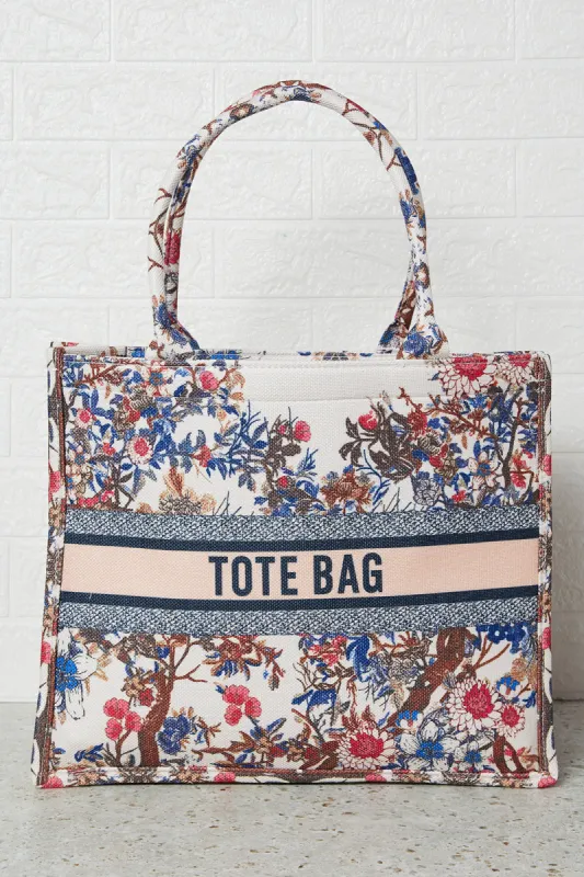Women Multicolour Printed Tote Bag sold by Redtag