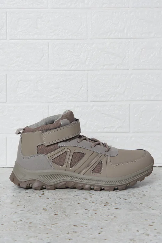 Men Green Taupe High Top Sneakers sold by Redtag