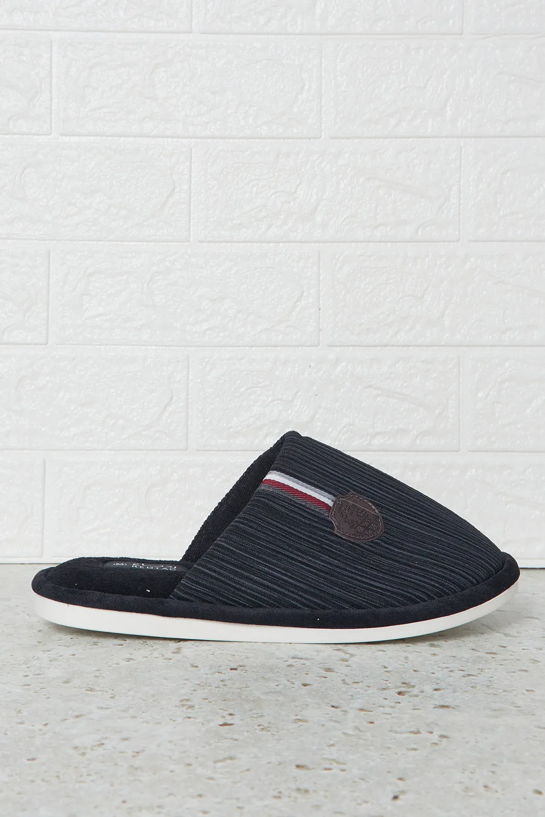 Men Black Mule Slipper sold by Redtag