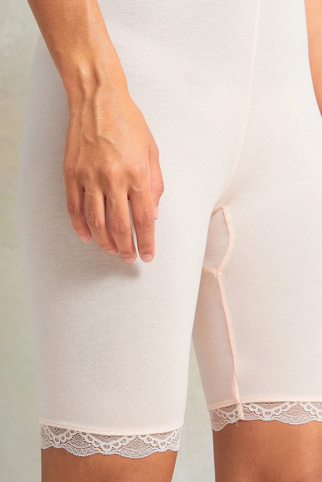 women Pink Comfort Short Base Layer Bottom sold by Redtag product image thumbnail 2