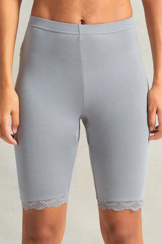 women Grey Comfort Short Base Layer Bottom sold by Redtag