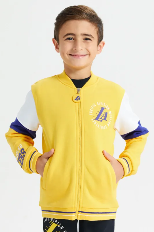 Boys Yellow Nba Lakers Sweatshirt sold by Redtag