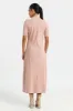 Women Pink High-Neck Ribbed Dress sold by Redtag