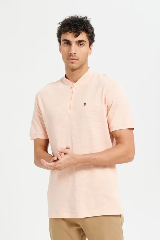 Men Apricot Polo Shirt sold by Redtag