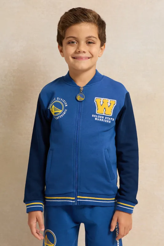 Boys Blue NBA Print Sweatshirt sold by Redtag