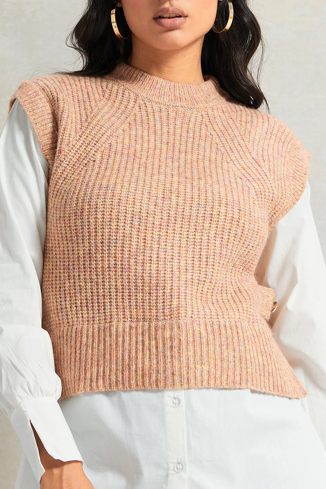 Women Beige And White Woven Twofer sold by Redtag product image thumbnail 4