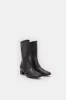 Women Black Stretch Boot sold by Redtag