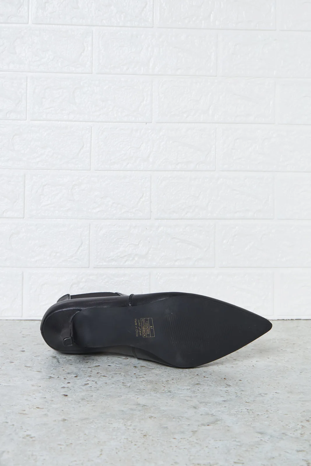 Women Black Solid Boot sold by Redtag product image thumbnail 5