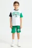 Boys Green NBA Celtics Shorts sold by Redtag