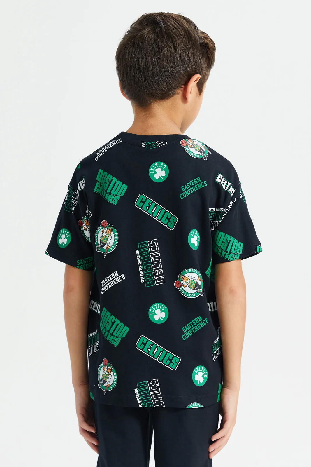 Boys Black Nba Print T-Shirt sold by Redtag product image thumbnail 3