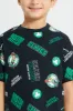 Boys Black Nba Print T-Shirt sold by Redtag