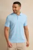 Men Blue All Over Print Polo Shirt sold by Redtag