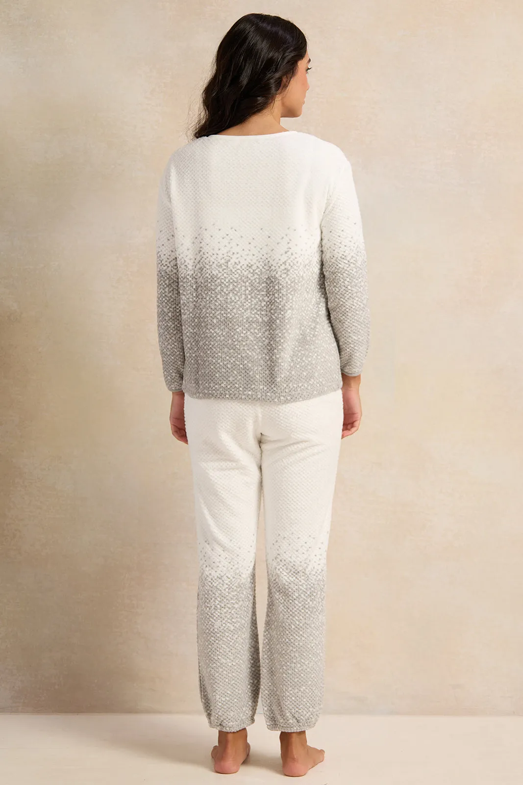 Women White And Grey Pyjama Set (2 Piece) sold by Redtag product image thumbnail 4