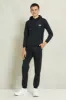 Senior Boys Black Zip Through Hooded Jog Set (2 Piece) sold by Redtag