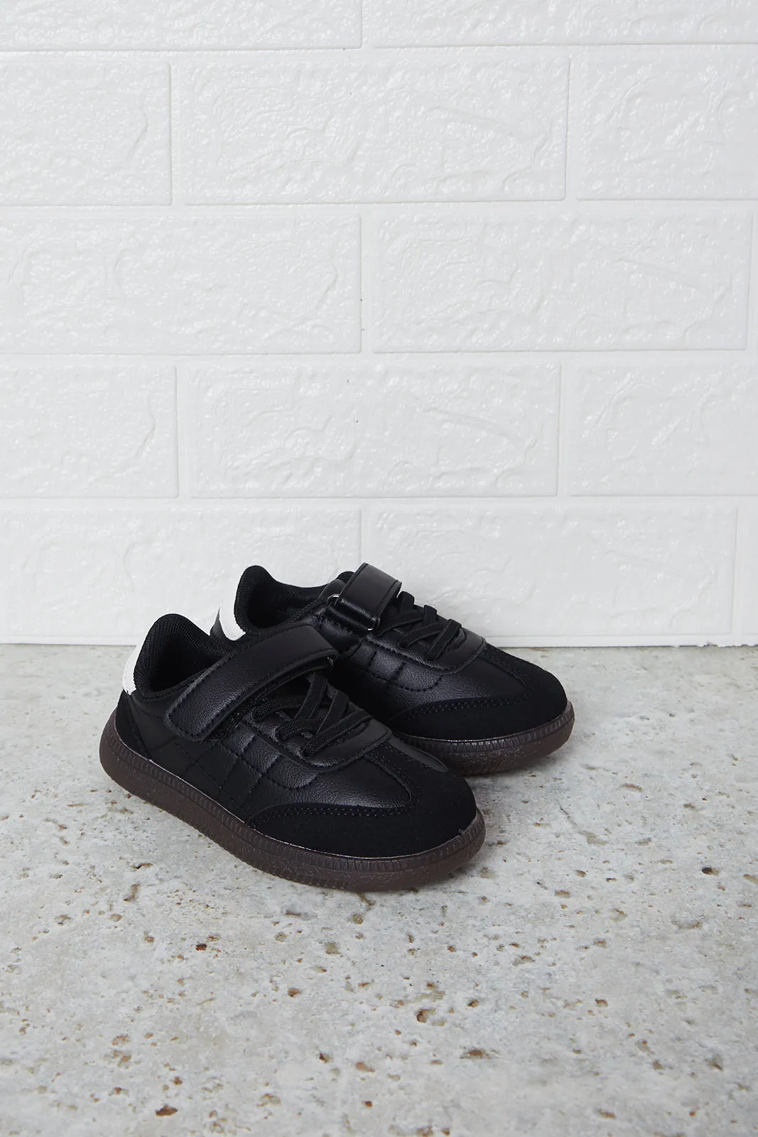 Boys Black Velcro Shoes sold by Redtag product image thumbnail 2