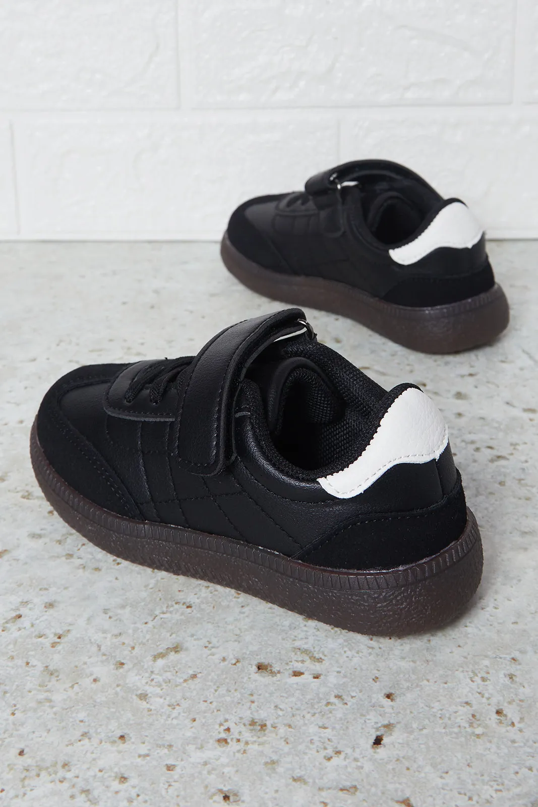 Boys Black Velcro Shoes sold by Redtag product image thumbnail 4