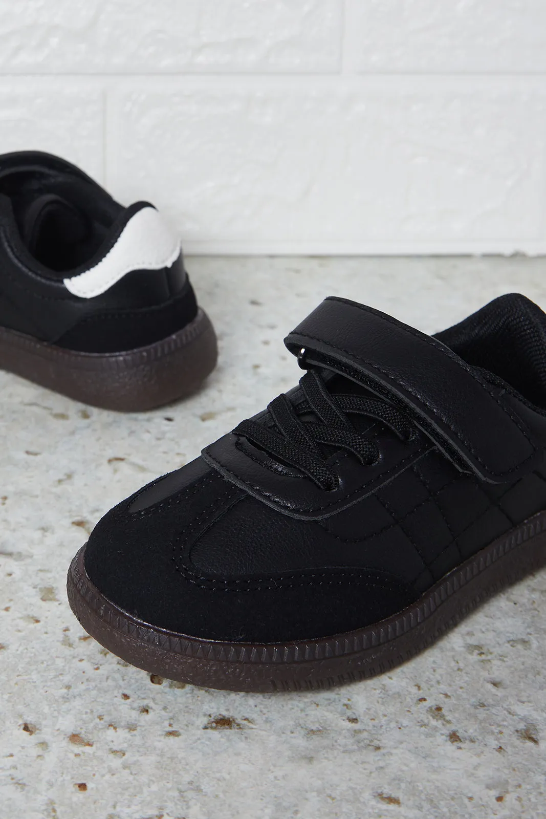 Boys Black Velcro Shoes sold by Redtag product image thumbnail 3