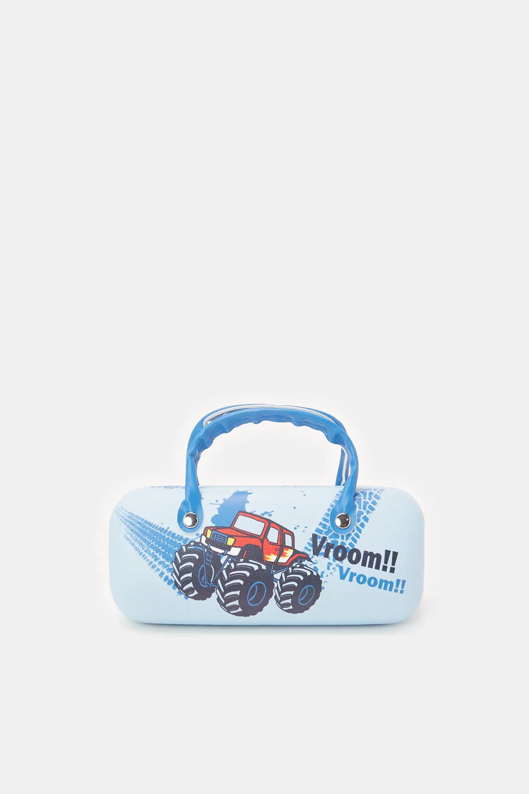 Boys Black And Blue Wayfarer Sunglasses With Printed Case sold by Redtag product image thumbnail 4