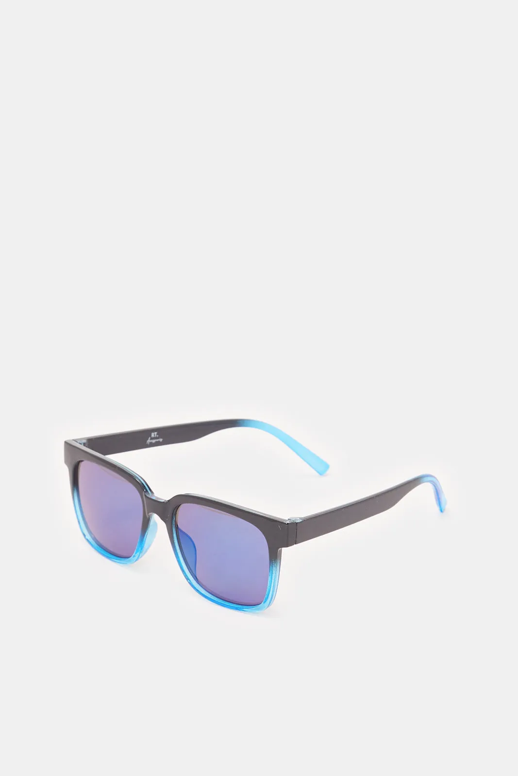 Boys Black And Blue Wayfarer Sunglasses With Printed Case sold by Redtag product image thumbnail 2