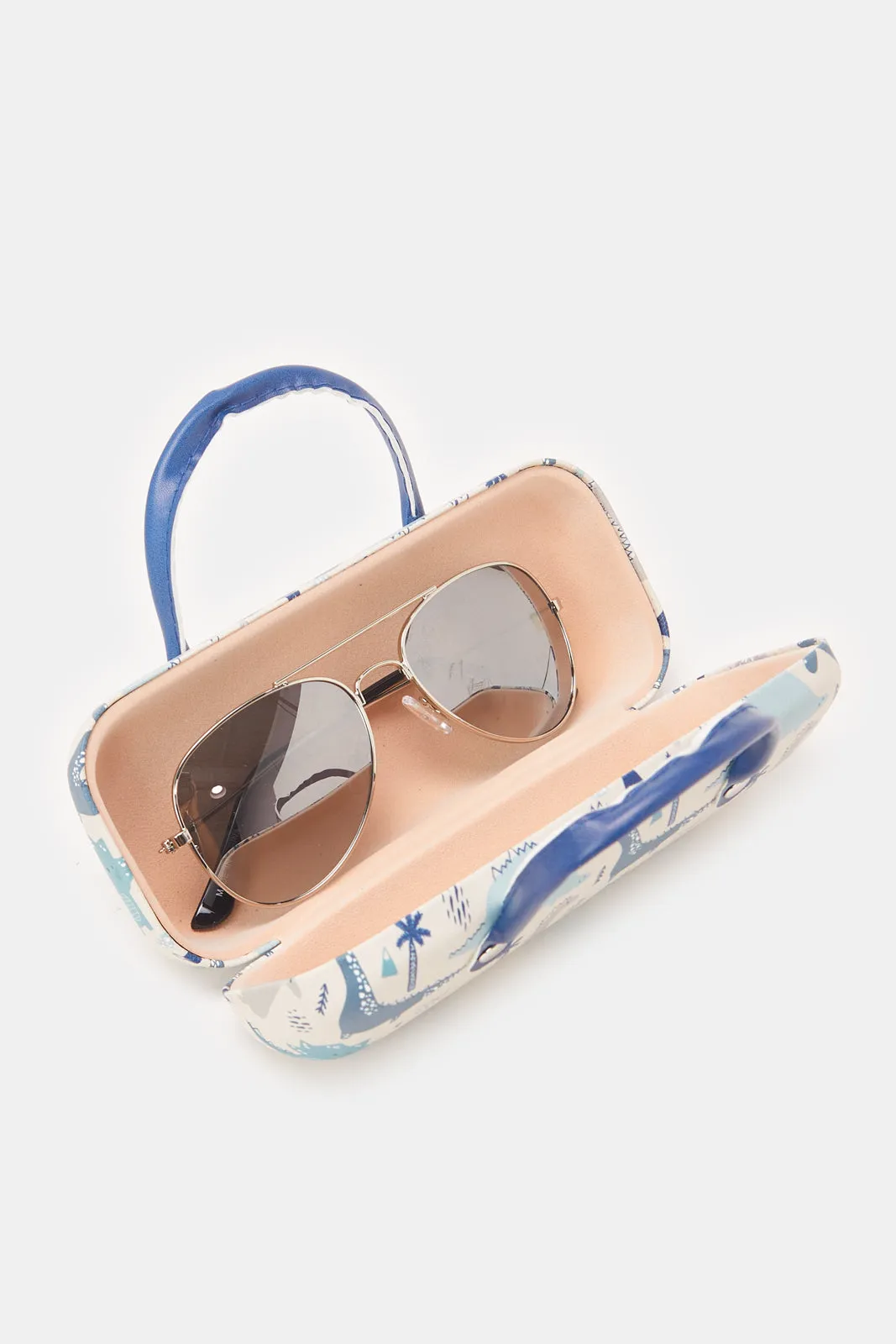 Boys Black Aviator Sunglasses With Printed Case sold by Redtag product image thumbnail 5