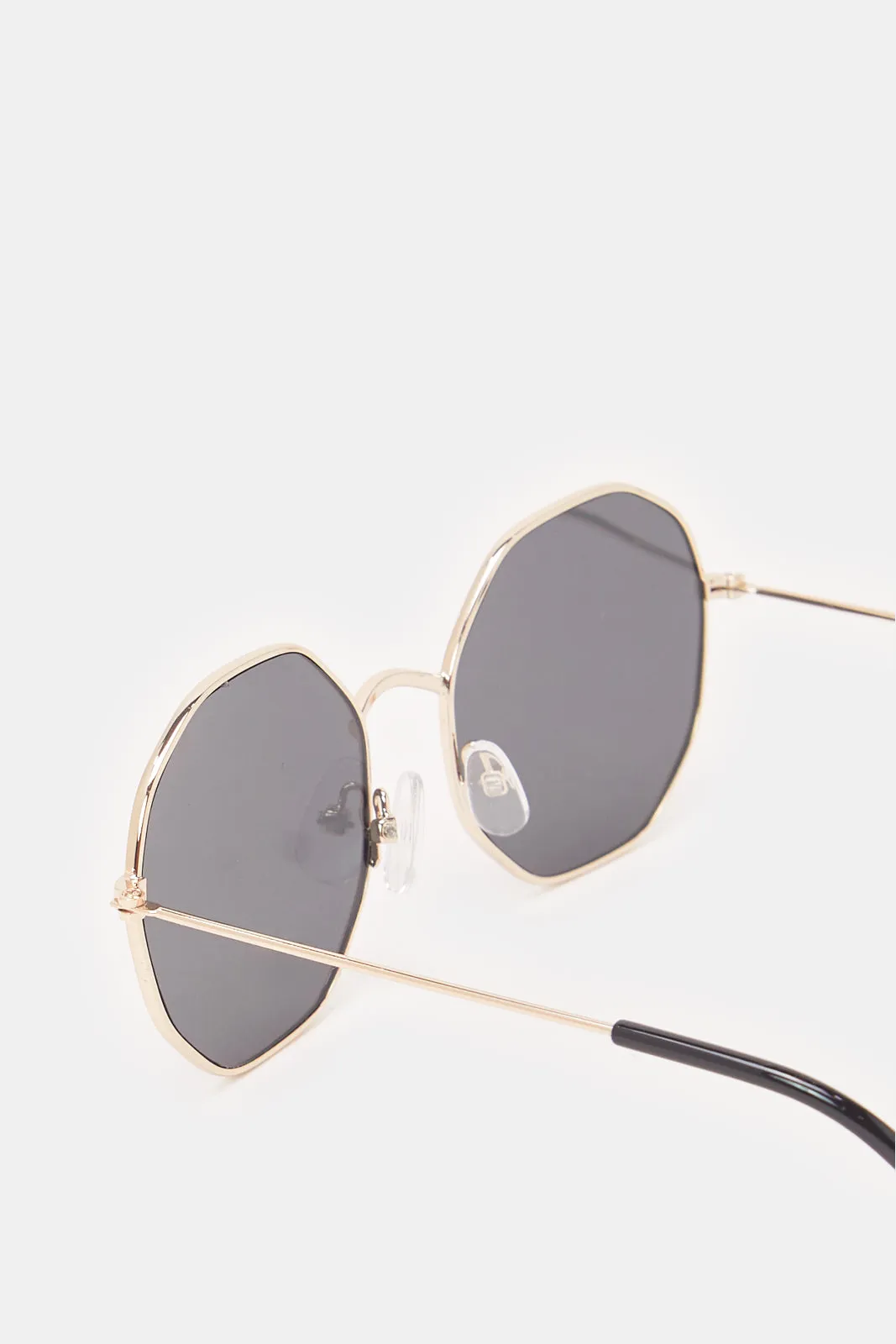 Boys Black Round Sunglasses With Printed Case sold by Redtag product image thumbnail 3