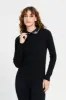 Women Black Embellished Pullover sold by Redtag