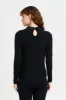 Women Black Embellished Pullover sold by Redtag