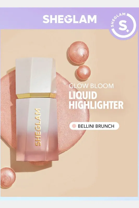 Sheglam Glow Bloom Liquid Highlighter - Bellini Brunch sold by Redtag