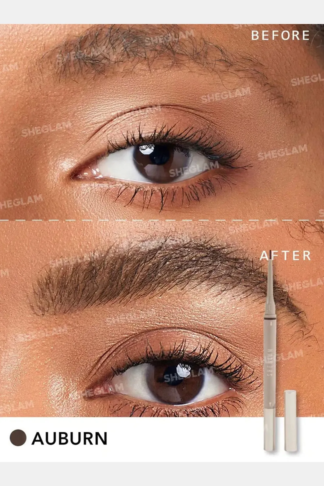 Sheglam Brows On Demand 2-In-1 Brow Pencil - Auburn sold by Redtag product image thumbnail 2