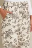 Women Beige Printed Wide Leg Trousers sold by Redtag
