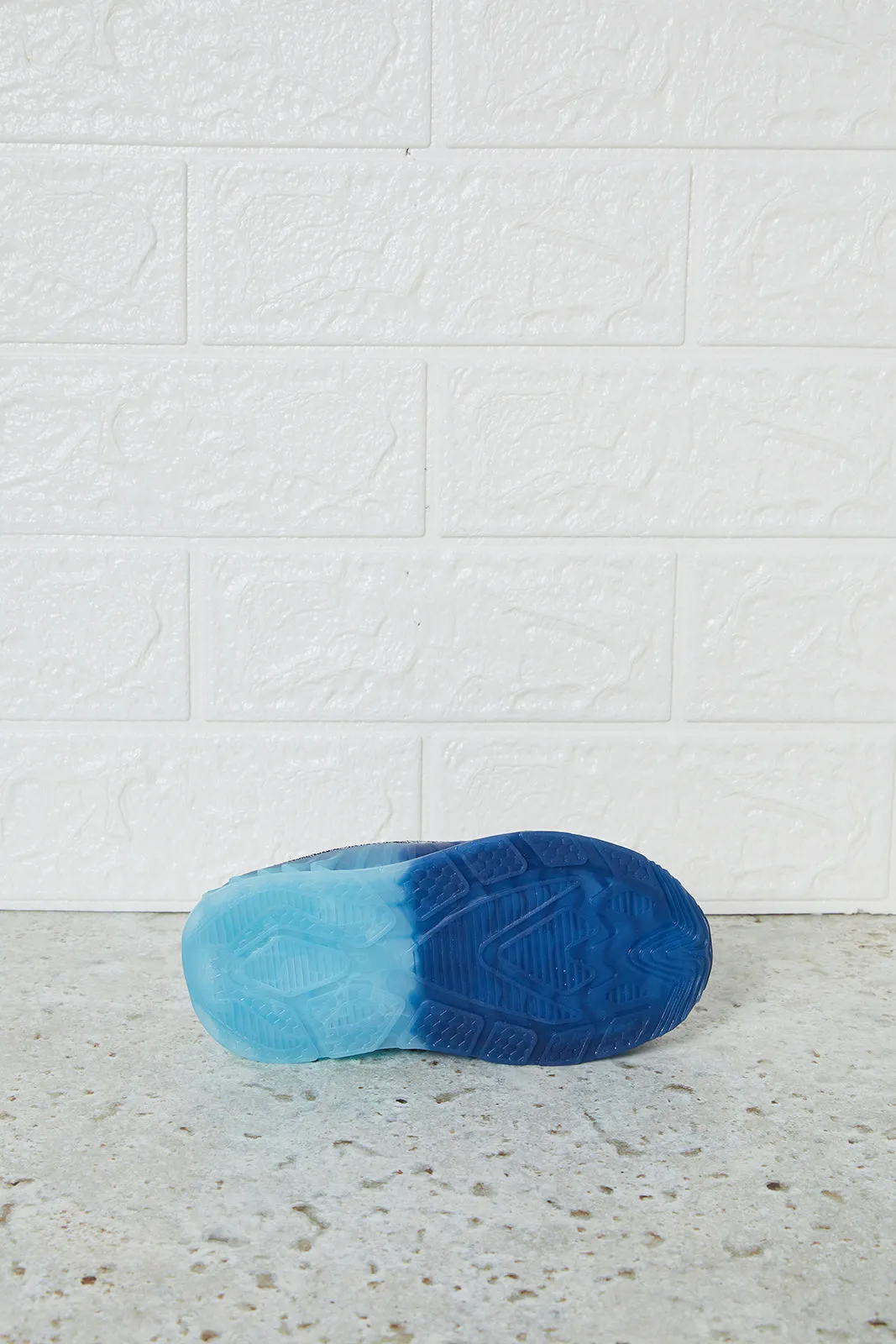 Infant Boys Navy Textured Slip-On Trainers sold by Redtag product image thumbnail 5