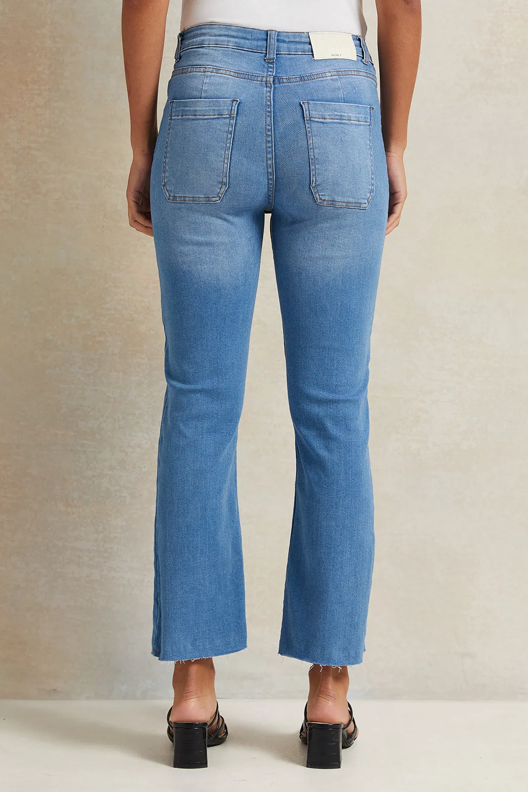 Women Blue Flared Jeans sold by Redtag product image thumbnail 3