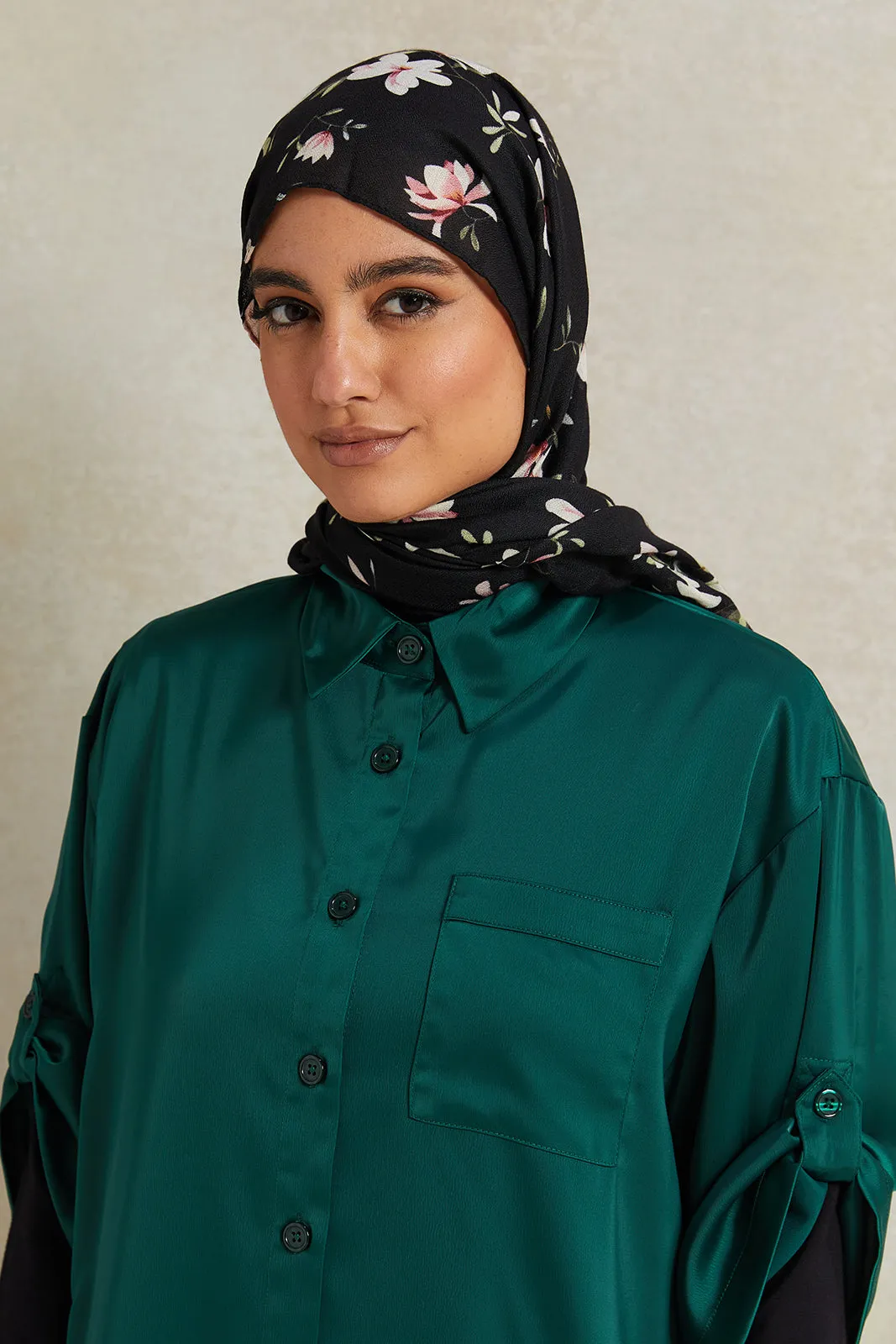 Women Olive Collared Shirt Blouse sold by Redtag product image thumbnail 4