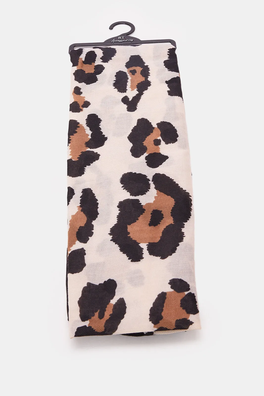 Women Beige Animal Printed Scarf sold by Redtag