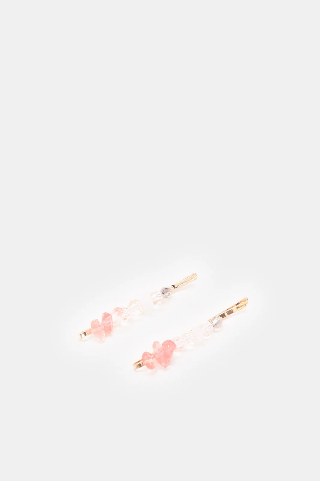 Women Gold Embellished Hair Clip Set (2 Piece) sold by Redtag