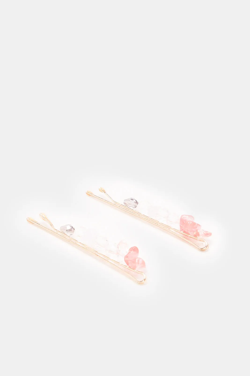 Women Gold Embellished Hair Clip Set (2 Piece) sold by Redtag product image thumbnail 2