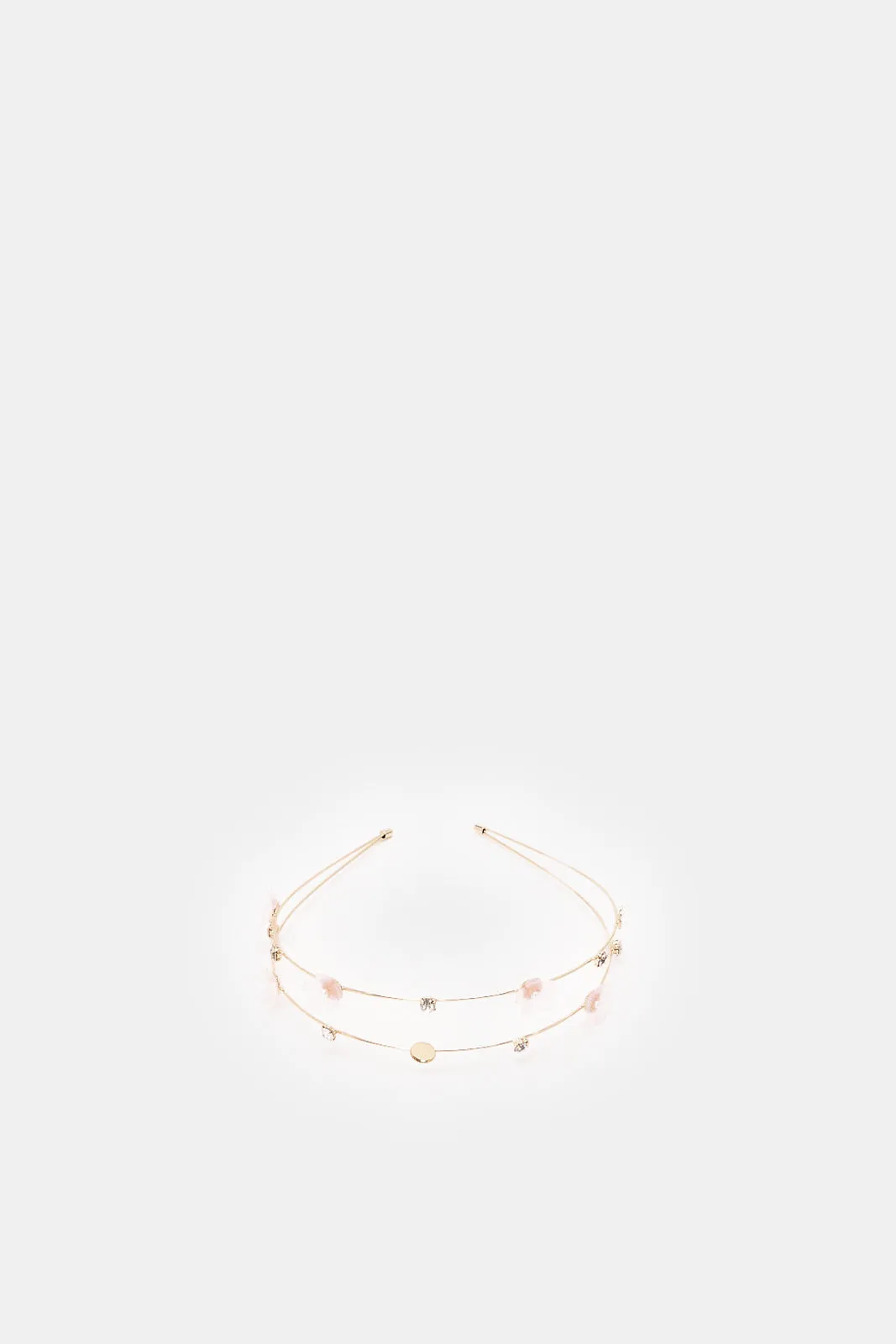 Women Gold Beads Headband sold by Redtag