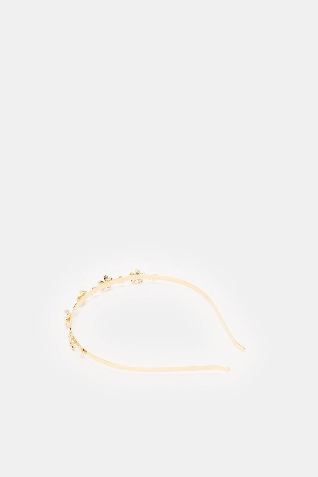 Women Gold Floral Headband sold by Redtag product image thumbnail 2