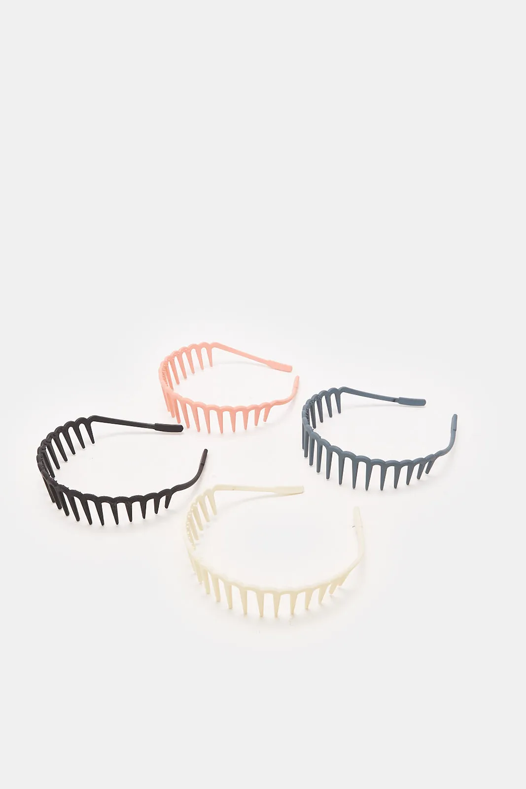 Women Plastic Tooth Head Band Set (4 Piece) sold by Redtag product image thumbnail 2