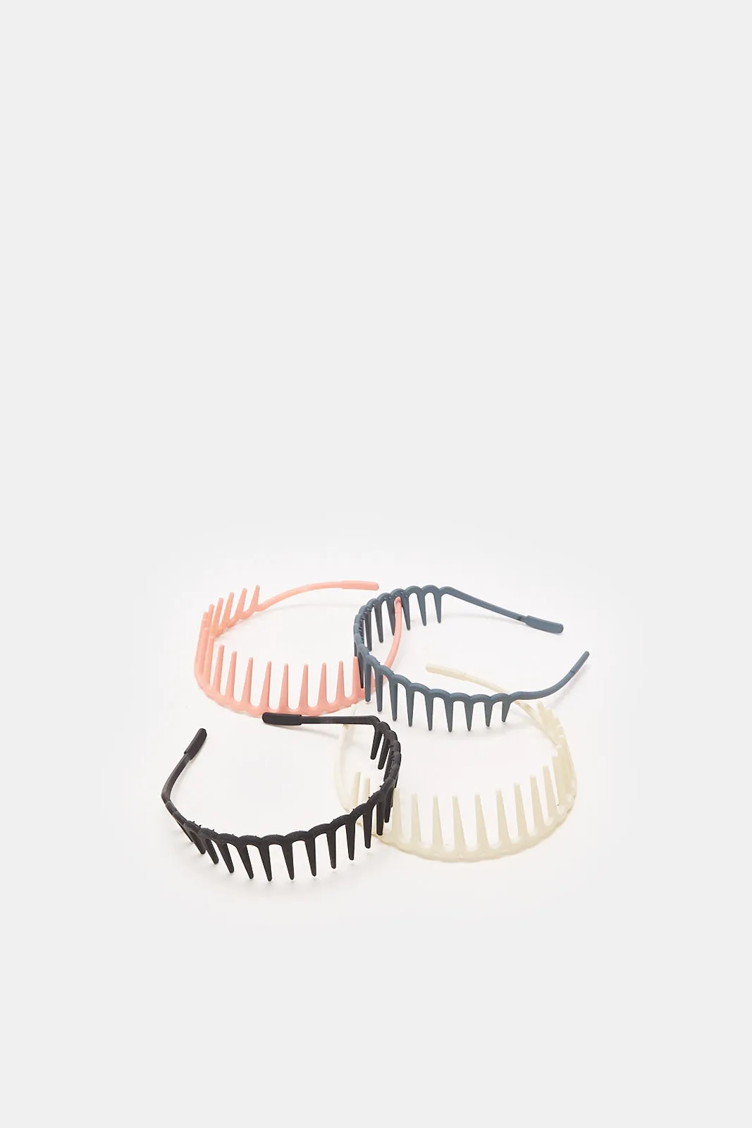 Women Plastic Tooth Head Band Set (4 Piece) sold by Redtag product image thumbnail 3