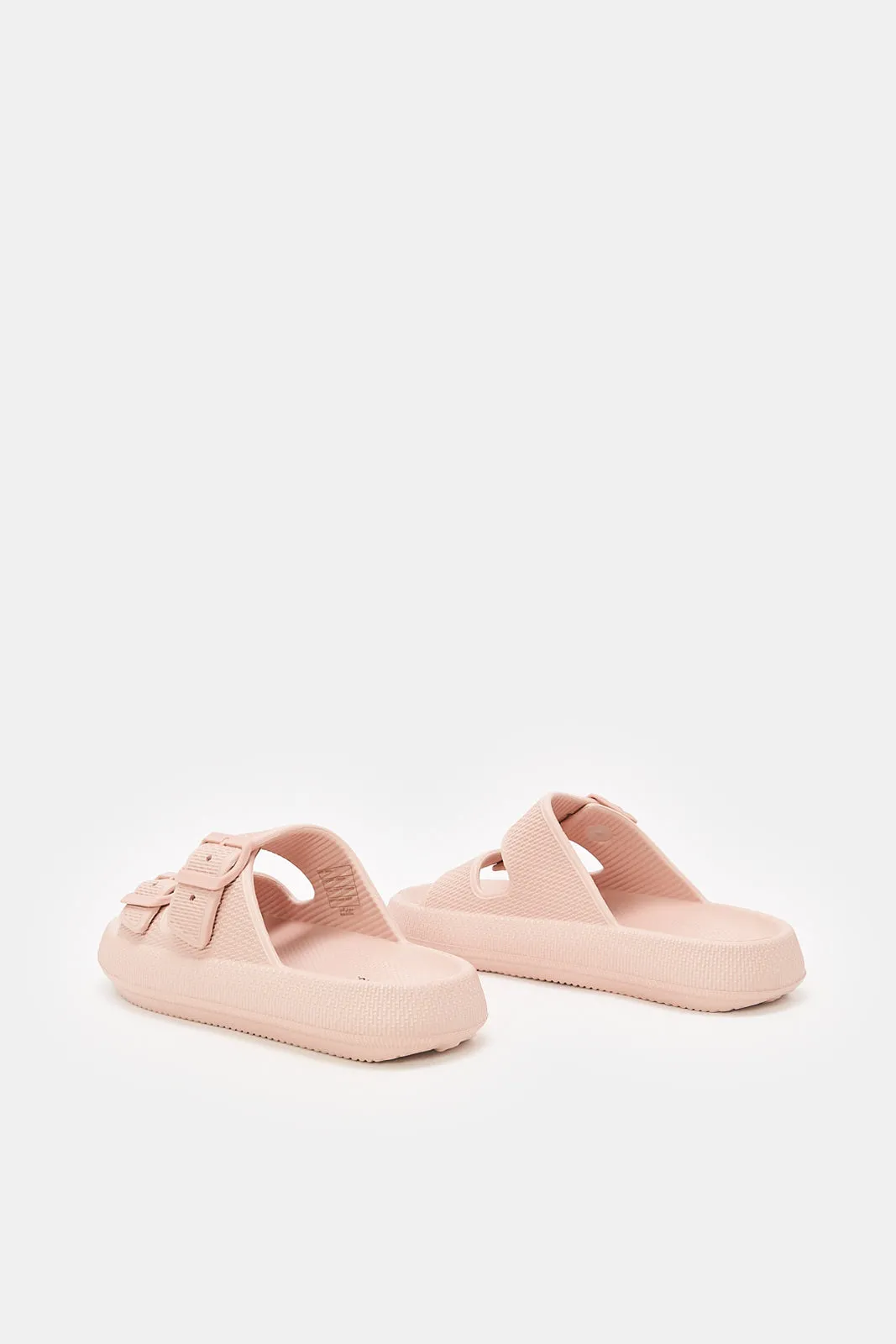 Women Pink Molded Slide sold by Redtag product image thumbnail 4