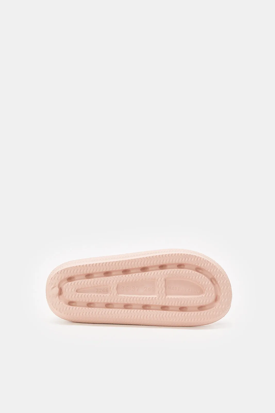 Women Pink Molded Slide sold by Redtag product image thumbnail 5