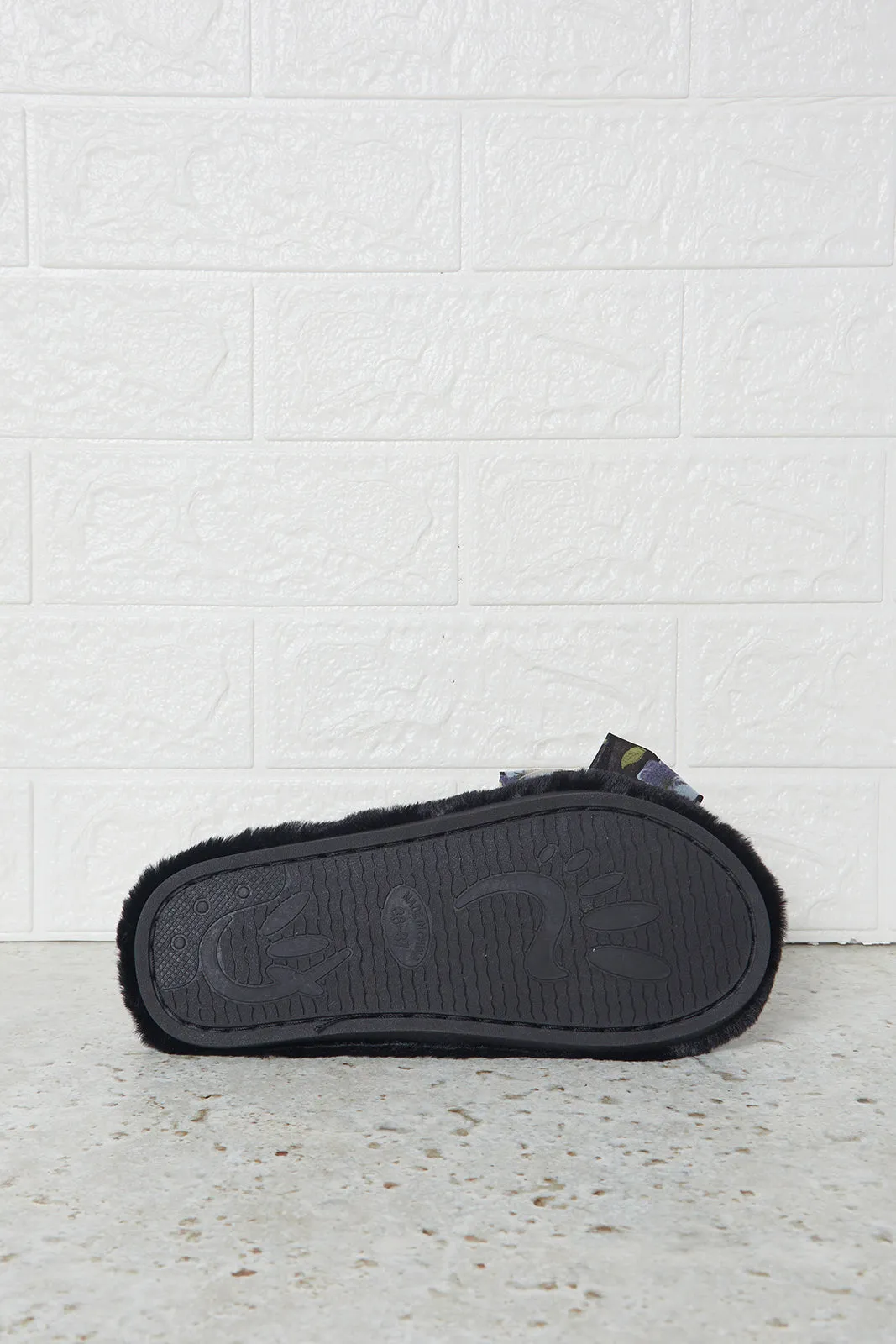 Women Black Slipper With Bow Trim sold by Redtag product image thumbnail 5