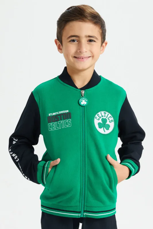 Boys Green Nba Celtics Sweatshirt sold by Redtag