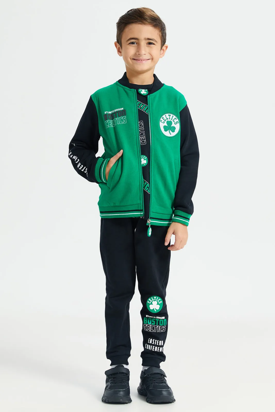 Boys Green Nba Celtics Sweatshirt sold by Redtag product image thumbnail 2