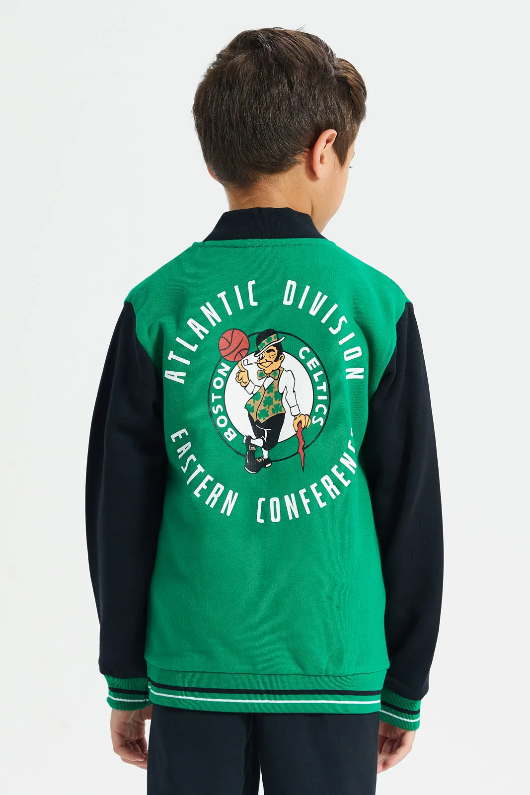 Boys Green Nba Celtics Sweatshirt sold by Redtag product image thumbnail 3