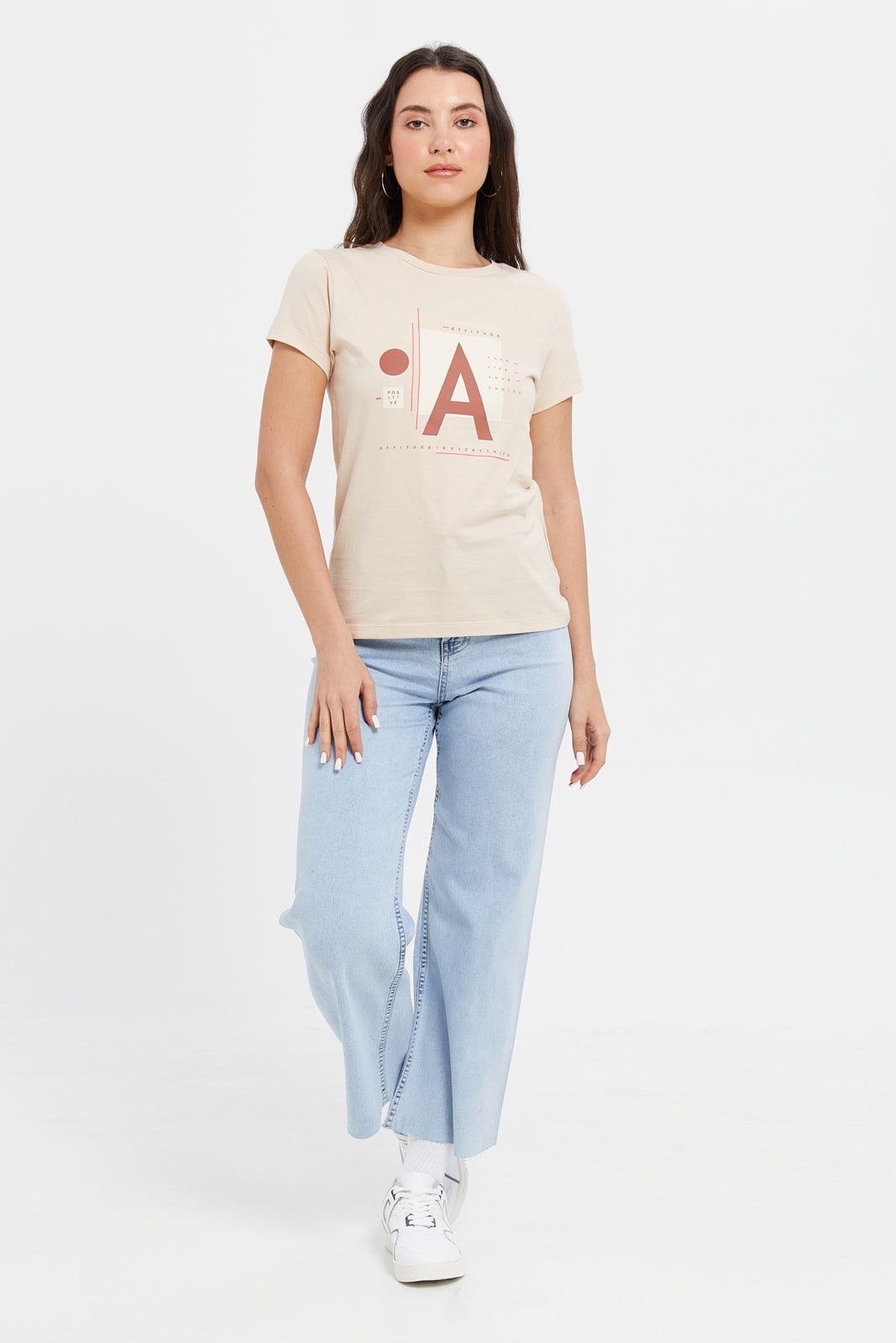 Women Blue Cropped Wide Leg Jeans sold by Redtag product image thumbnail 2