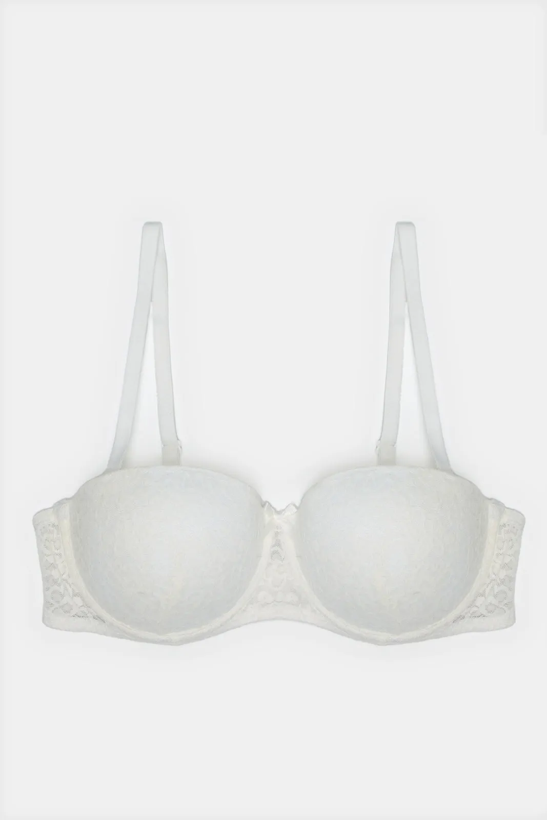 Women Grey Melange With Lace Balconette Bra Set (Pack of 3) sold by Redtag product image thumbnail 2